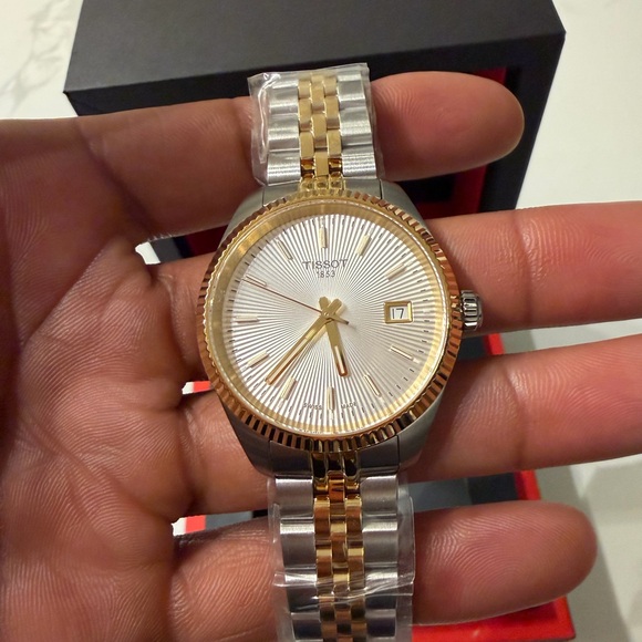 Tissot Silver and Gold Men's Watch - Picture 4 of 9